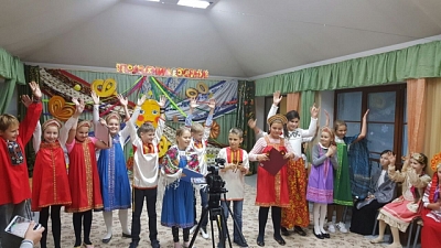Фольклорный праздник в детском саду "Юные капитаны"